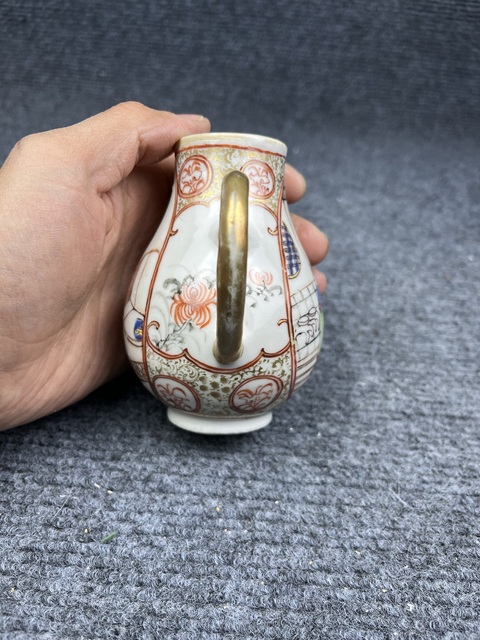 古玩陶瓷乾隆廣彩人物紋奶壺拍賣,當(dāng)前價(jià)格2388元