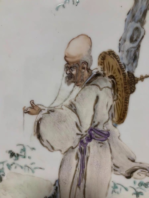 古玩陶瓷粉彩人物瓷板拍賣，當(dāng)前價(jià)格568900元