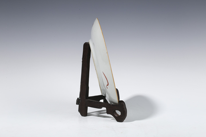 古玩陶瓷清晚·料彩花卉紋盤一對拍賣，當前價格1408元