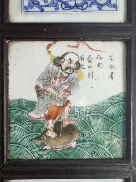 古玩陶瓷粉彩人物故事紋瓷板拍賣,當前價格12500元