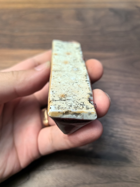 古玩陶瓷清中期郎紅釉筆架山拍賣，當前價格4000元