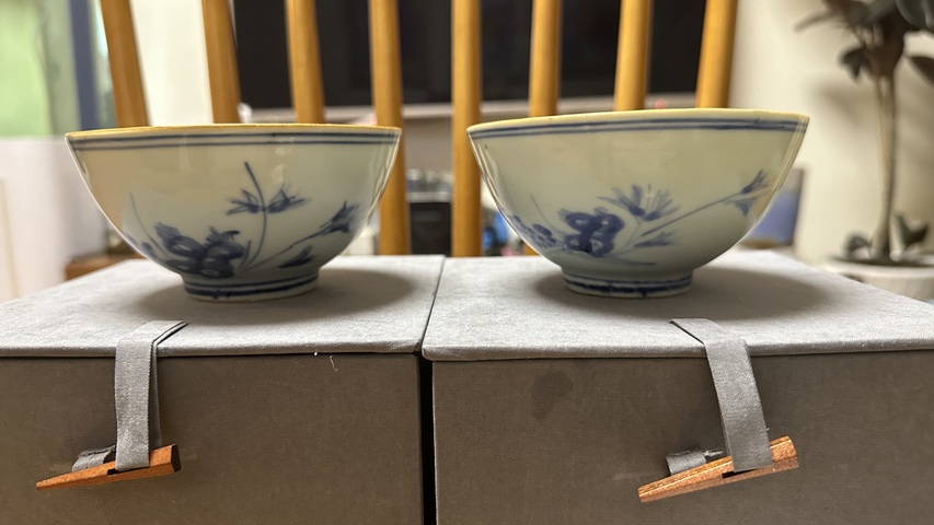 古玩陶瓷明天啟花卉紋青花碗拍賣,當前價格9880元