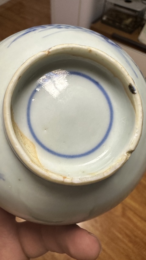 古玩陶瓷明天啟花卉紋青花碗拍賣,當前價格9880元
