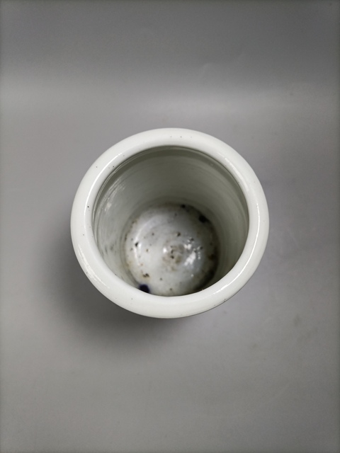 古玩陶瓷晚清青花山水人物紋筆筒拍賣,當前價格2980元
