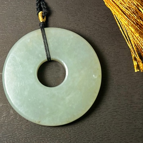 古玩玉器【好品】明清玉璧 和田玉素璧拍賣，當前價格6000元