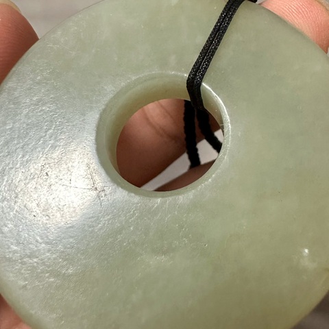 古玩玉器【好品】明清玉璧 和田玉素璧拍賣，當前價格6000元