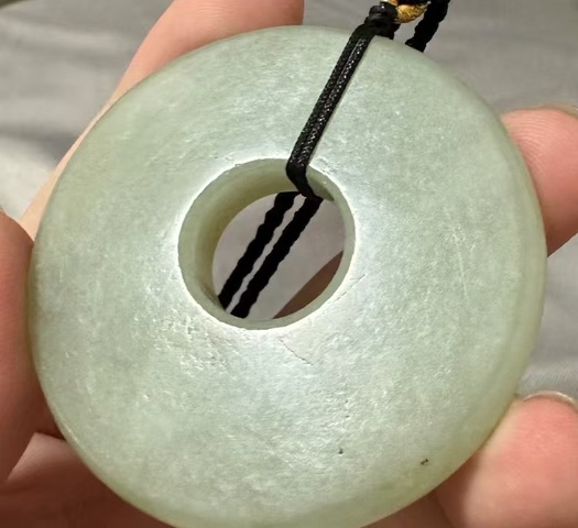 古玩玉器【好品】明清玉璧 和田玉素璧拍賣，當前價格6000元