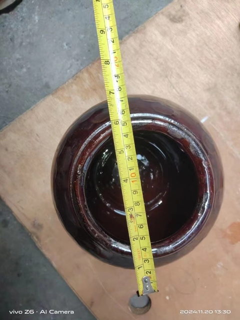 古玩陶瓷褐釉罐拍賣，當前價格30元