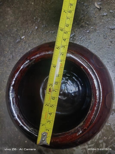 古玩陶瓷褐釉罐拍賣，當前價格30元