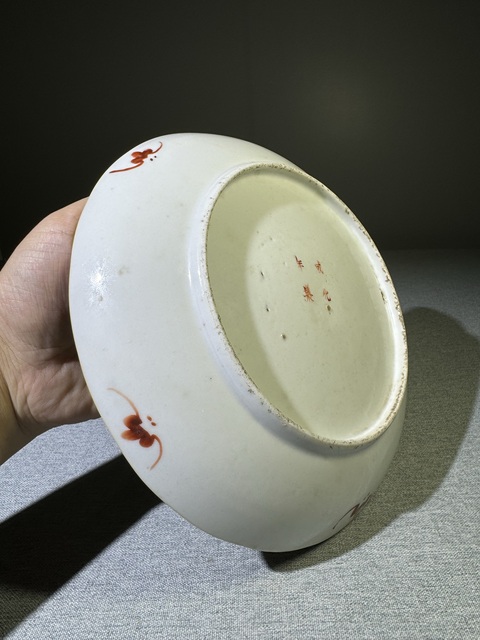 古玩陶瓷【精品】清代中期細(xì)路粉彩福壽紋盤道光細(xì)路粉彩三多盤拍賣,當(dāng)前價(jià)格2200元
