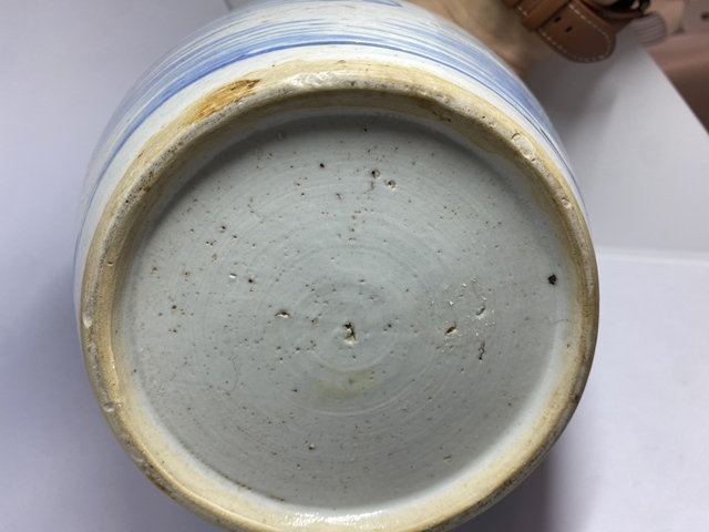古玩陶瓷《實物鑒定》清雍乾青花月影松竹梅大罐拍賣,當前價格3288元