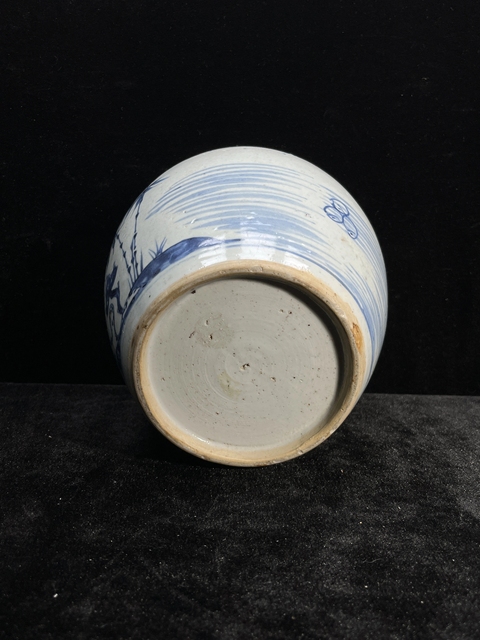 古玩陶瓷《實物鑒定》清雍乾青花月影松竹梅大罐拍賣,當前價格3288元