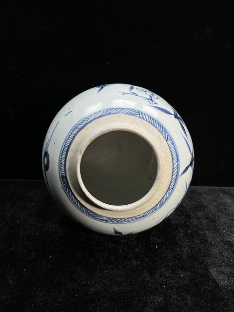 古玩陶瓷《實物鑒定》清雍乾青花月影松竹梅大罐拍賣,當前價格3288元