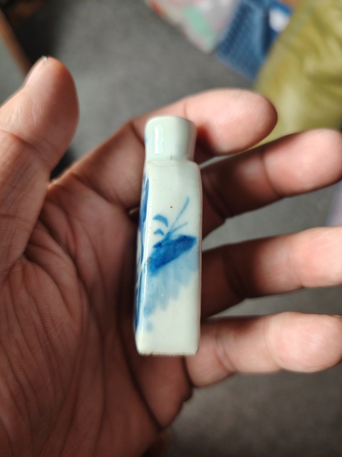 古玩陶瓷清晚青花鼻煙壺拍賣,當前價格888元