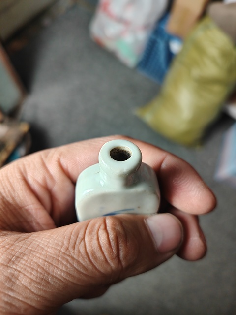 古玩陶瓷清晚青花鼻煙壺拍賣,當前價格888元