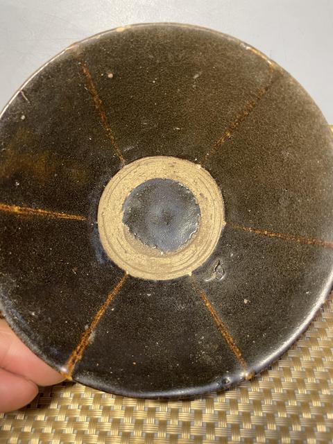 古玩陶瓷遼金耀州窯六出筋盞拍賣，當前價格16000元