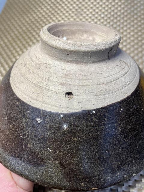 古玩陶瓷遼金耀州窯六出筋盞拍賣，當前價格16000元