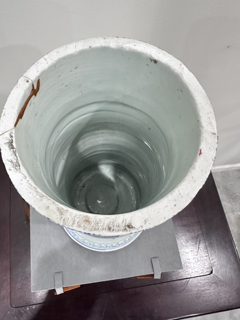 古玩陶瓷青花淡描花鼓殘器拍賣,當(dāng)前價(jià)格6500元