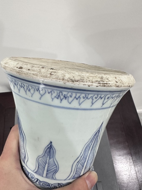 古玩陶瓷青花淡描花鼓殘器拍賣,當(dāng)前價(jià)格6500元
