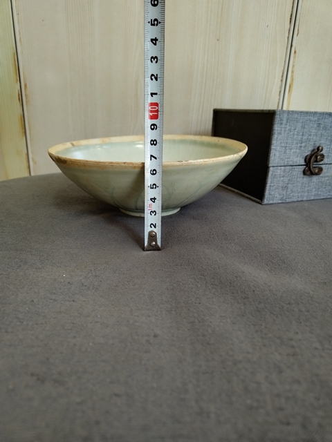 古玩陶瓷湖田窯影青釉菊瓣碗拍賣，當前價格8886元