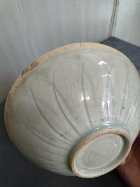 古玩陶瓷湖田窯影青釉菊瓣碗拍賣，當前價格8886元