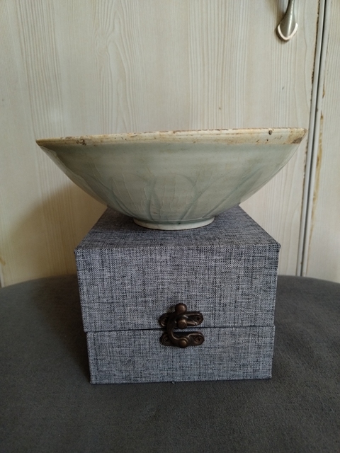 古玩陶瓷湖田窯影青釉菊瓣碗拍賣，當前價格8886元