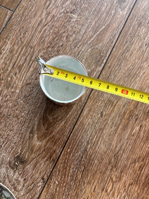 古玩陶瓷廣彩人物紋杯碟拍賣,當前價格999元