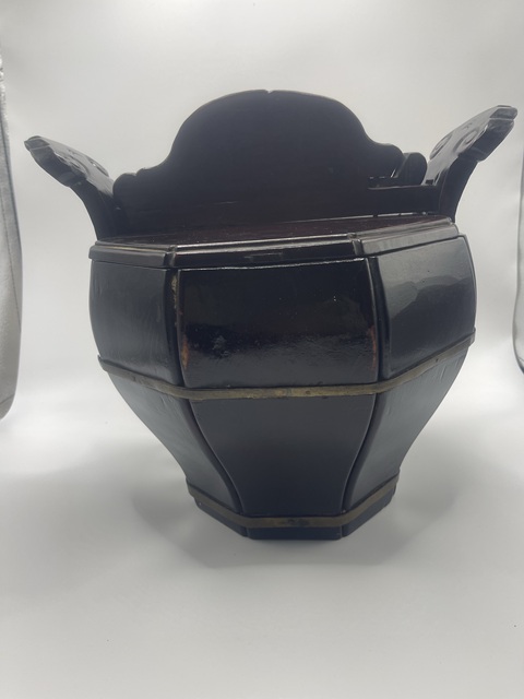 古玩雜項晚清茶桶拍賣,當前價格3000元