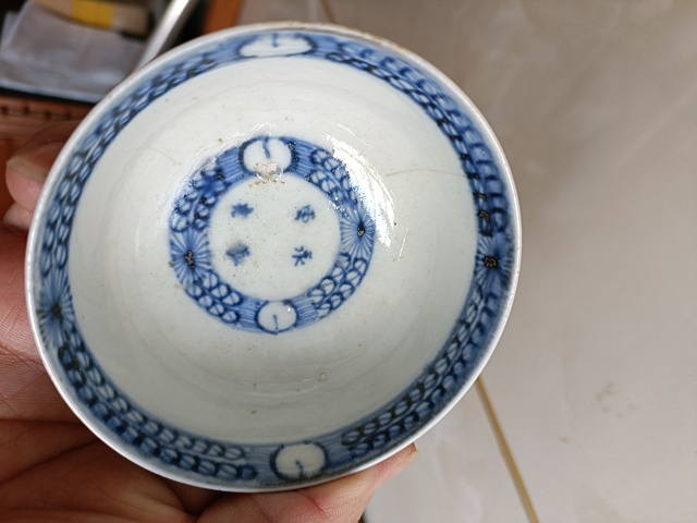 古玩陶瓷永樂年制款清晚期玉壁底青花赤壁賦紋茶盞拍賣,當前價格198元