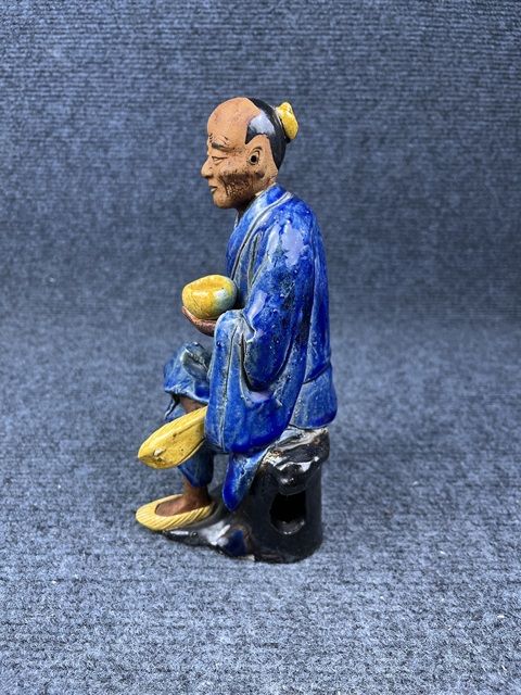 古玩陶瓷石灣窯羅漢塑像拍賣,當前價格2288元
