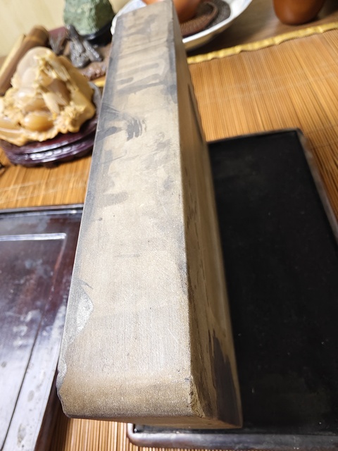 古玩雜項清 巕村石硯拍賣，當前價格1980元