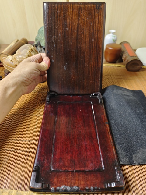 古玩雜項清 巕村石硯拍賣，當前價格1980元