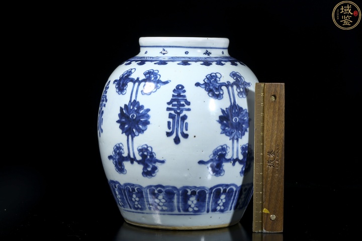 古玩陶瓷康熙花間壽太白罐拍賣，當(dāng)前價(jià)格26800元