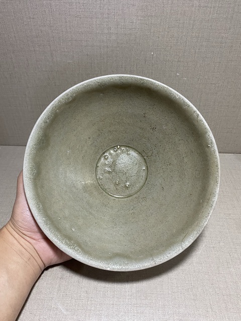 古玩陶瓷龍泉青瓷斗笠碗拍賣，當前價格2800元