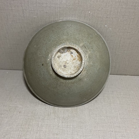 古玩陶瓷龍泉青瓷斗笠碗拍賣，當前價格2800元