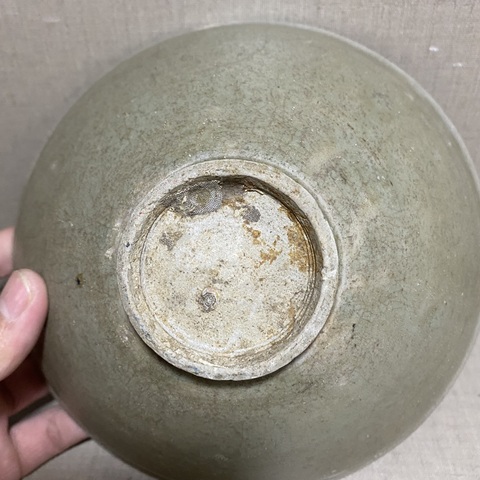 古玩陶瓷龍泉青瓷斗笠碗拍賣，當前價格2800元