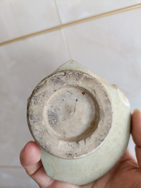 古玩陶瓷元青花一束蓮紋大整底大標本拍賣,當前價格980元