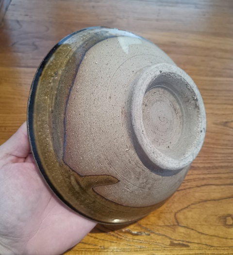 古玩陶瓷金元·褐釉大碗拍賣，當前價格3000元