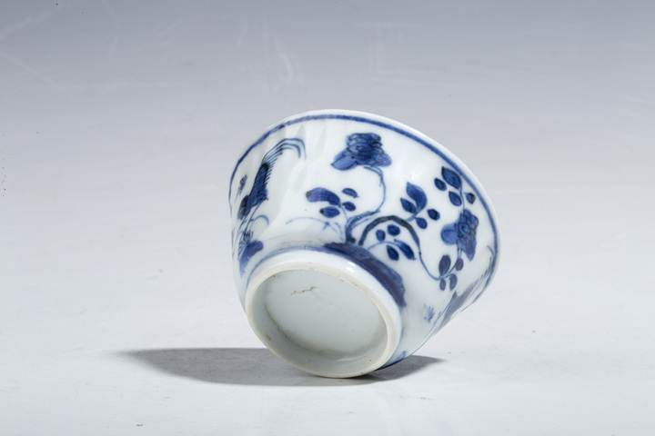 古玩陶瓷清康熙·青花官上加官紋杯碟一套拍賣,當(dāng)前價格2000元
