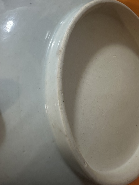 古玩陶瓷清雍乾·牧牛圖青花盤拍賣,當前價格12800元