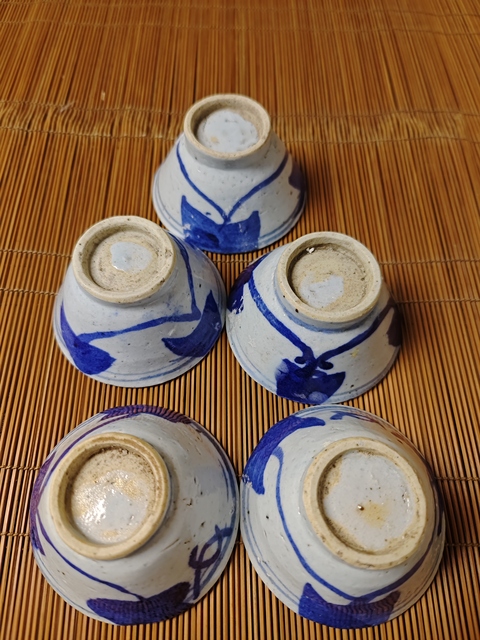 古玩陶瓷清中期 青花杯拍賣,當前價格158元