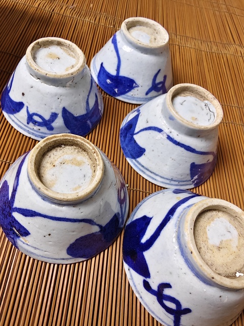 古玩陶瓷清中期 青花杯拍賣,當前價格158元