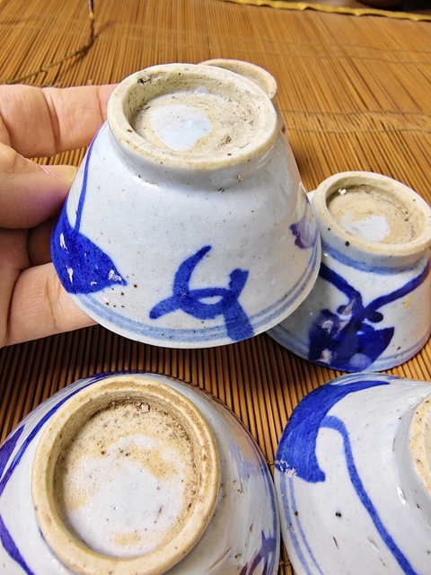 古玩陶瓷清中期 青花杯拍賣,當前價格158元