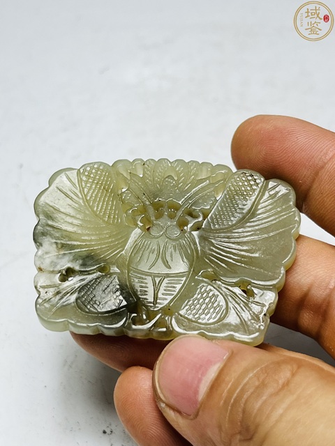 古玩玉器和田玉雕“蝴蝶佩”拍賣,當前價格299元