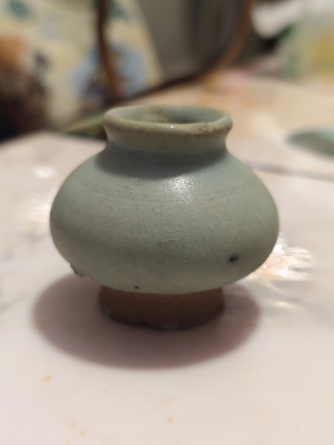 古玩陶瓷元代青釉小罐小水盂拍賣,當(dāng)前價格199元