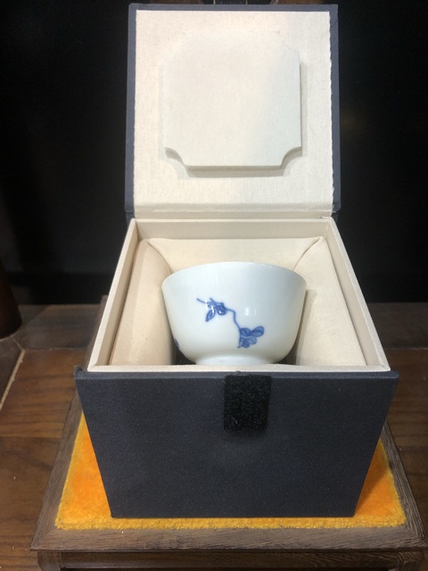 古玩陶瓷(精品花神杯)清·康熙·青花留白-花神杯拍賣,當前價格931元
