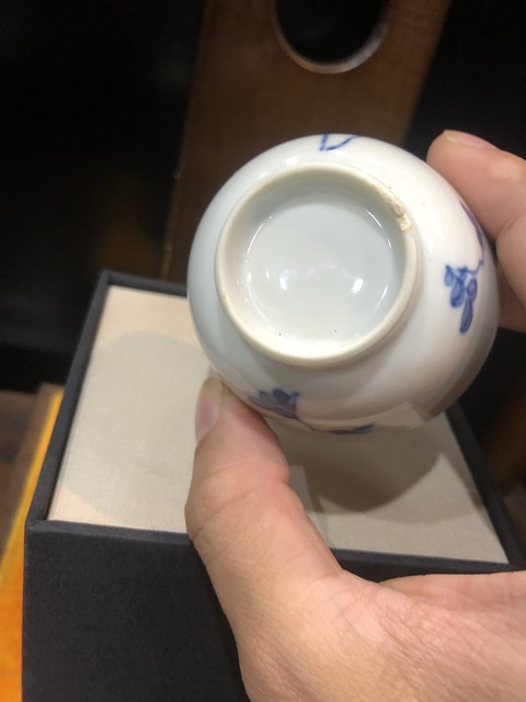 古玩陶瓷(精品花神杯)清·康熙·青花留白-花神杯拍賣,當前價格931元