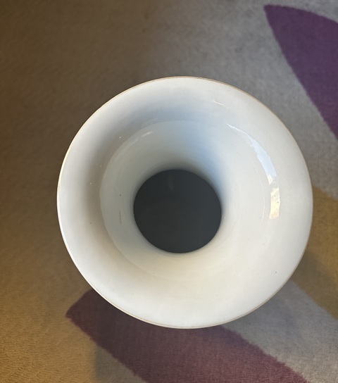 古玩陶瓷花間獅子雙象鼻耳五彩枇杷尊拍賣，當前價格15000元