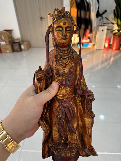 古玩銅器造像菩薩拍賣,當前價格30000元