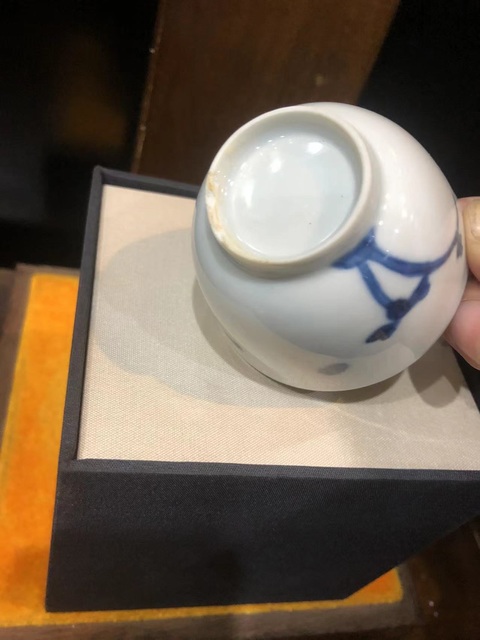 古玩陶瓷(精品花神杯)清·康熙·青花留白·花神杯拍賣,當前價格768元